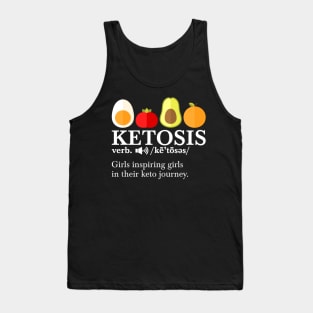 Girl Inspiring Girls in their Keto Journey Keto Diet Low Carb Tank Top